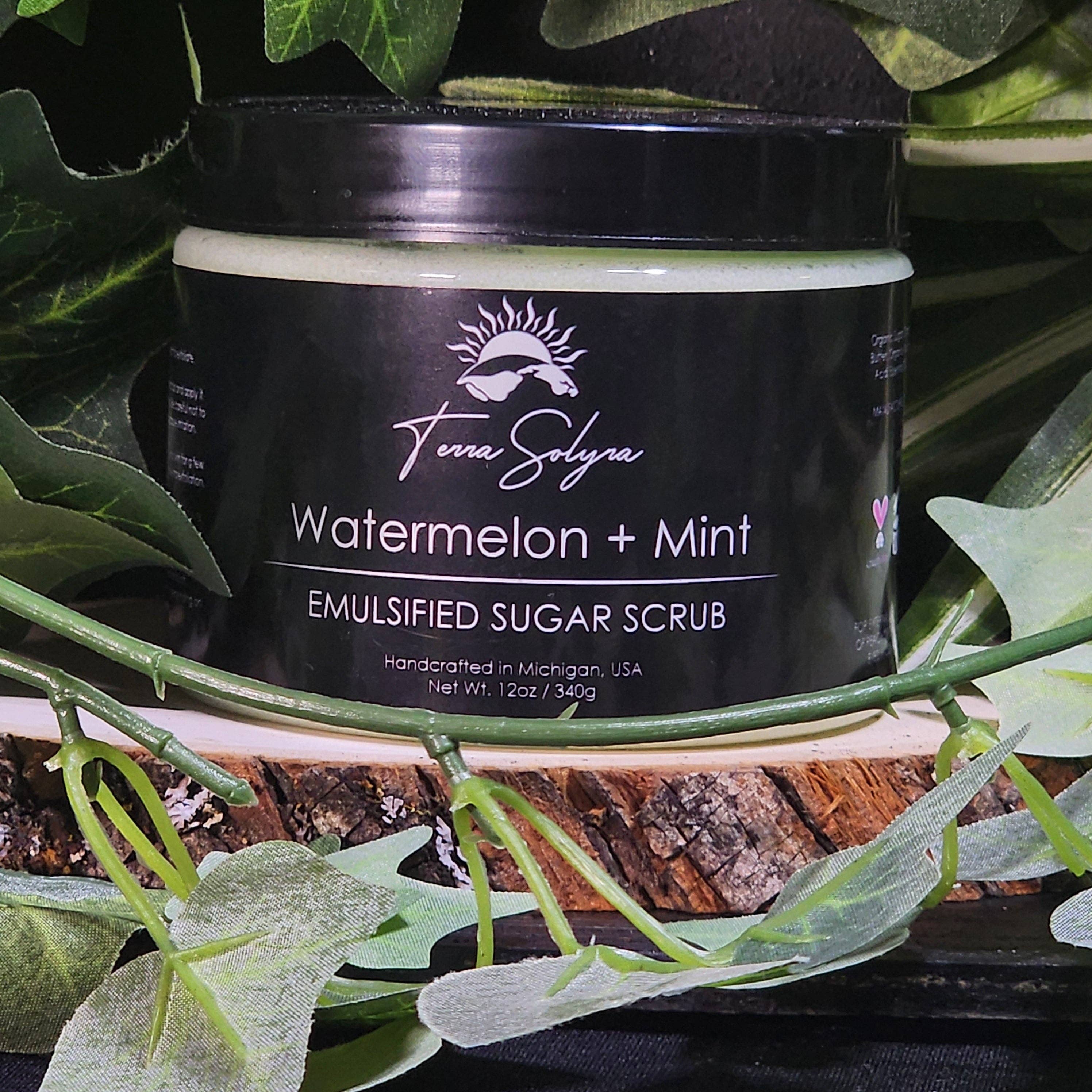 Terra Solyra LLC - Wholesale Body Scrub/Exfoliant - Watermelon Mint Sugar Scrub2