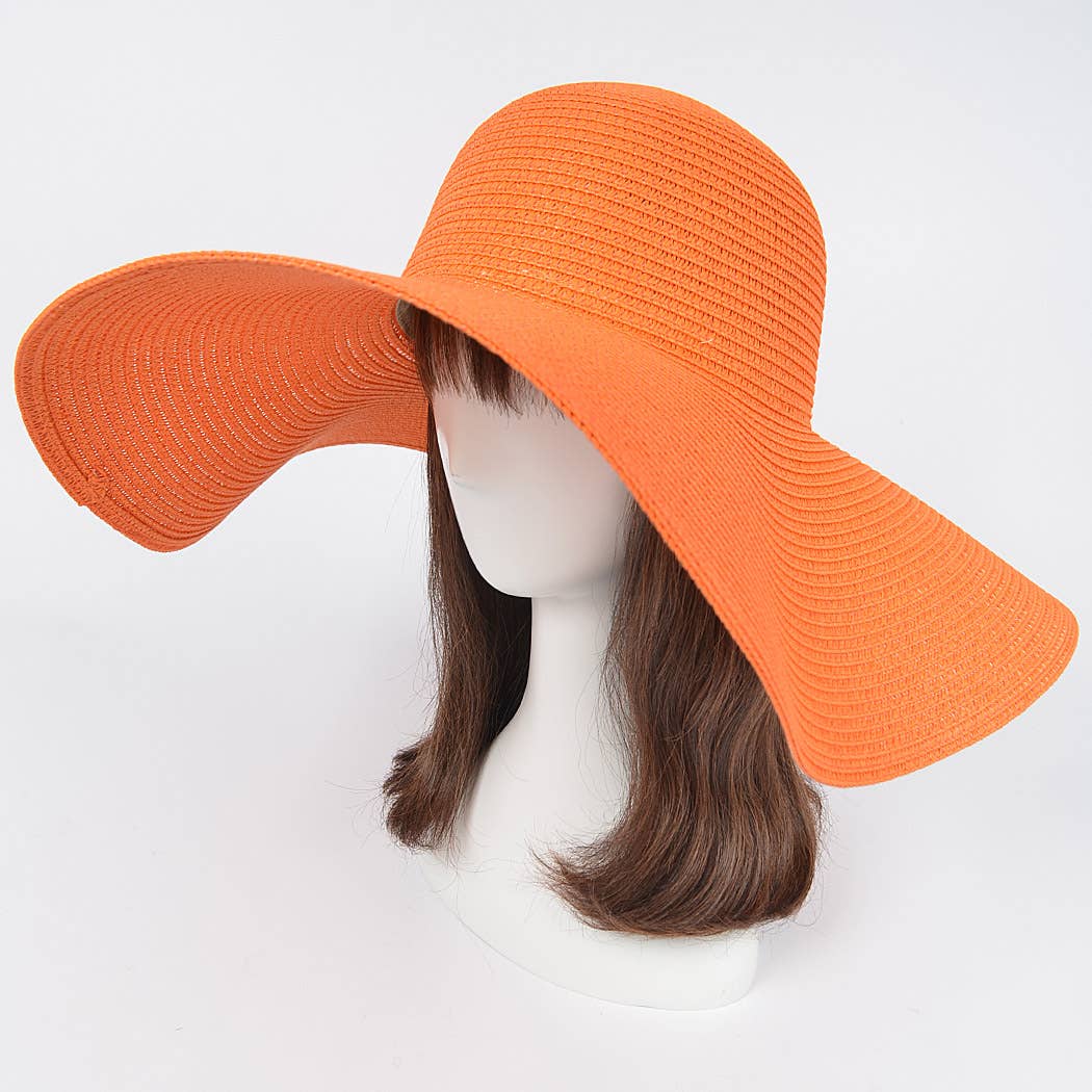 3AM BY H&D ACCESSORIES - Wholesale Straw Hat - Women's - Wide Brim Beach Hat8
