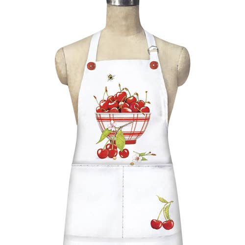 Cherry Bowl Loose Apron for wholesale by Mary Lake-Thompson Ltd.