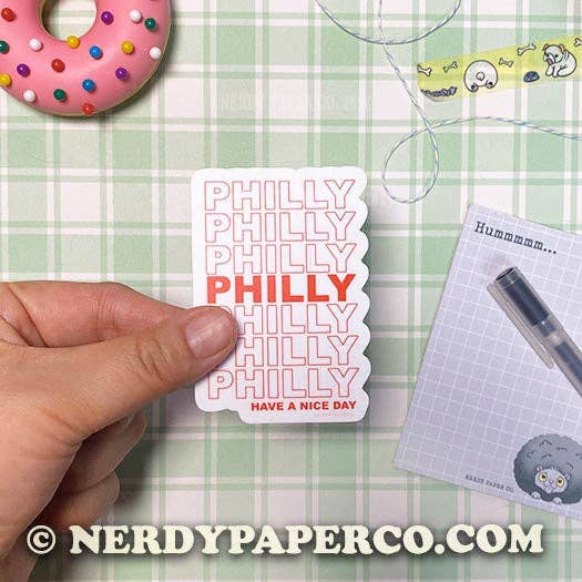 NERDY PAPER CO. - Wholesale Sticker - Have a Nice Day - Custom Waterproof Vinyl Sticker3
