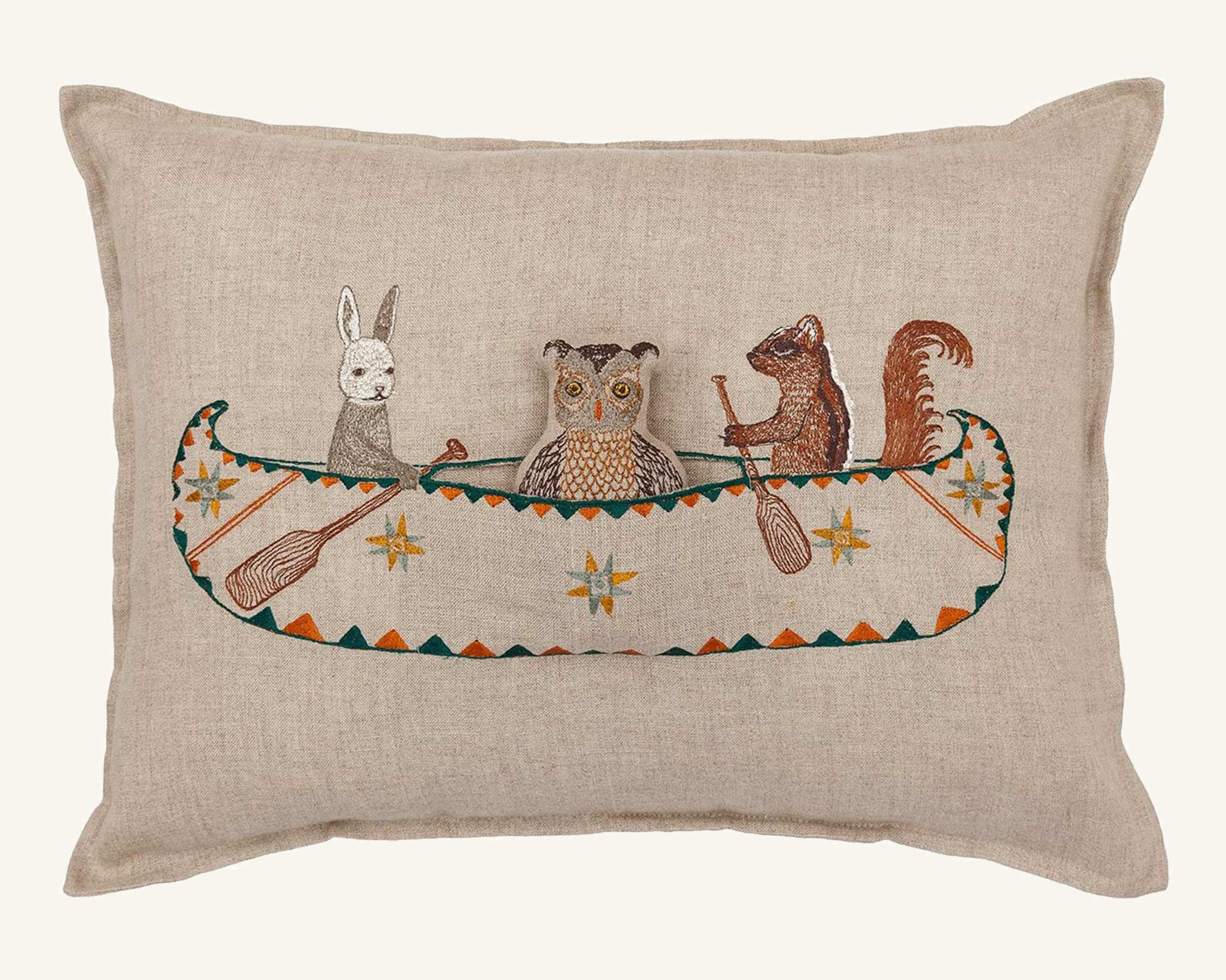 Coral & Tusk - Wholesale Throw/Decorative Pillow - Friends Canoe Pocket Pillow3