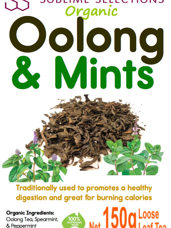 Chá Oolong & Menta 150g - Folha Solta por atacado de Australian Tea House
