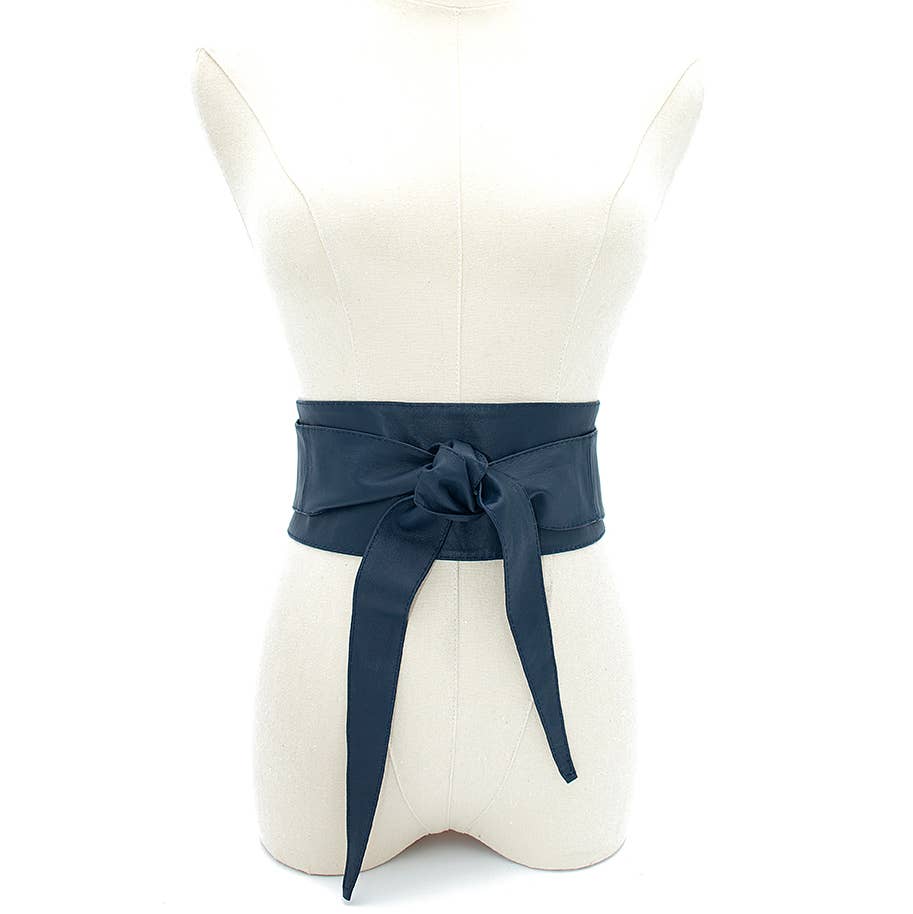 Bolsa Nova Handbags - Vente Ceinture – femme - Ceinture Obi en cuir italien lisse24