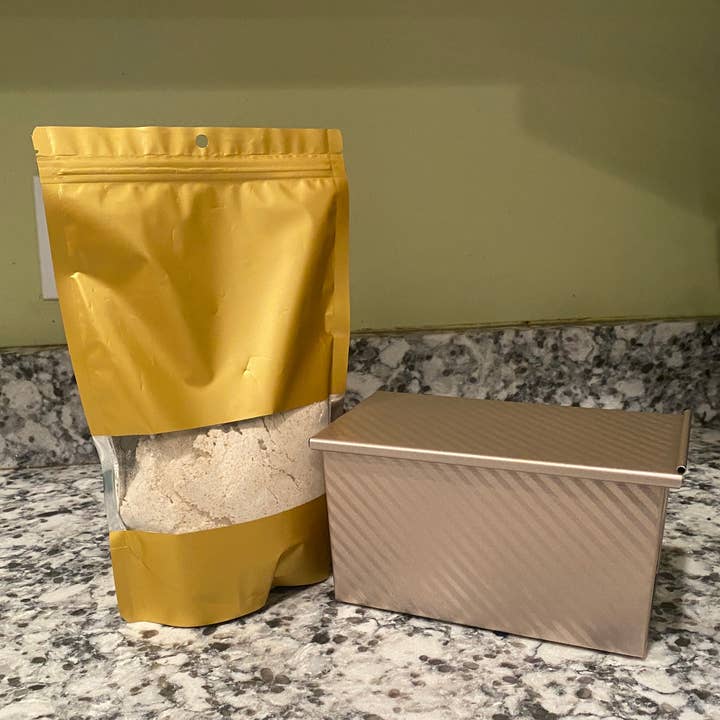 Gluten Free Vegan Bread Mix and Pan Combo for wholesale by Mama Alana’s Pantry