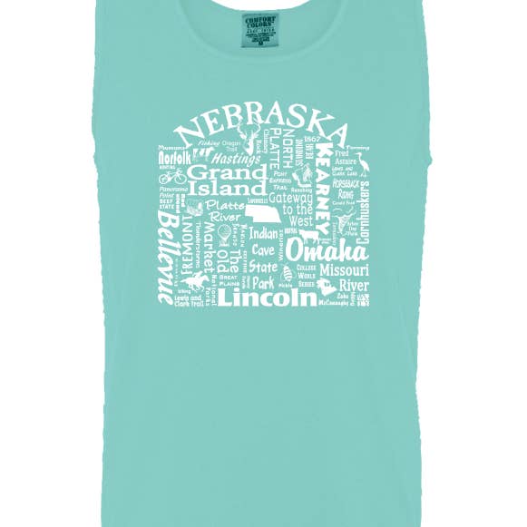 Unisex Tank Top - Nebraska - Where Life Takes You for wholesale by The Buffalo Works