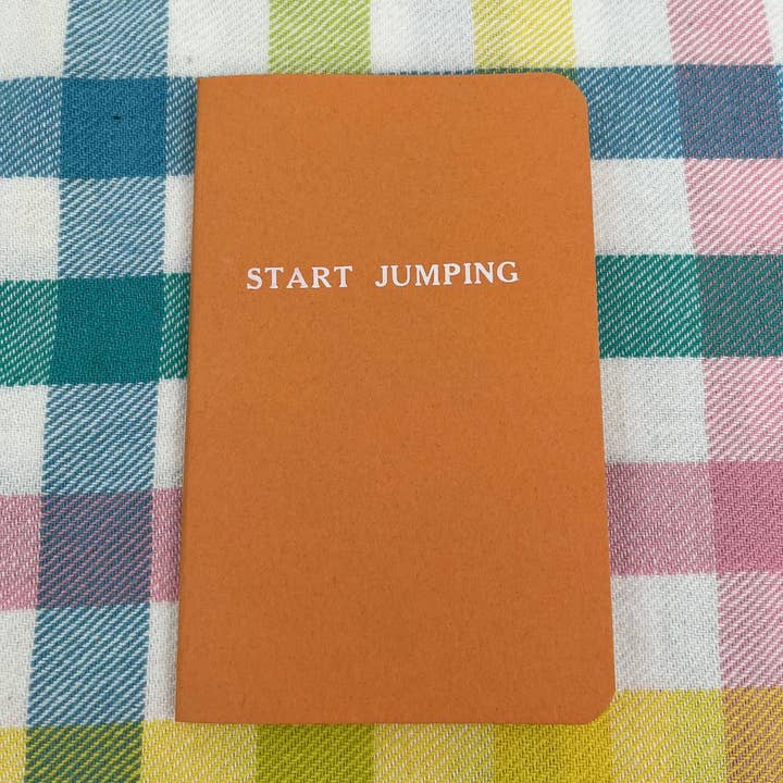 Start Jumping Pocket Notebooks for wholesale by Scallywag Letterpress