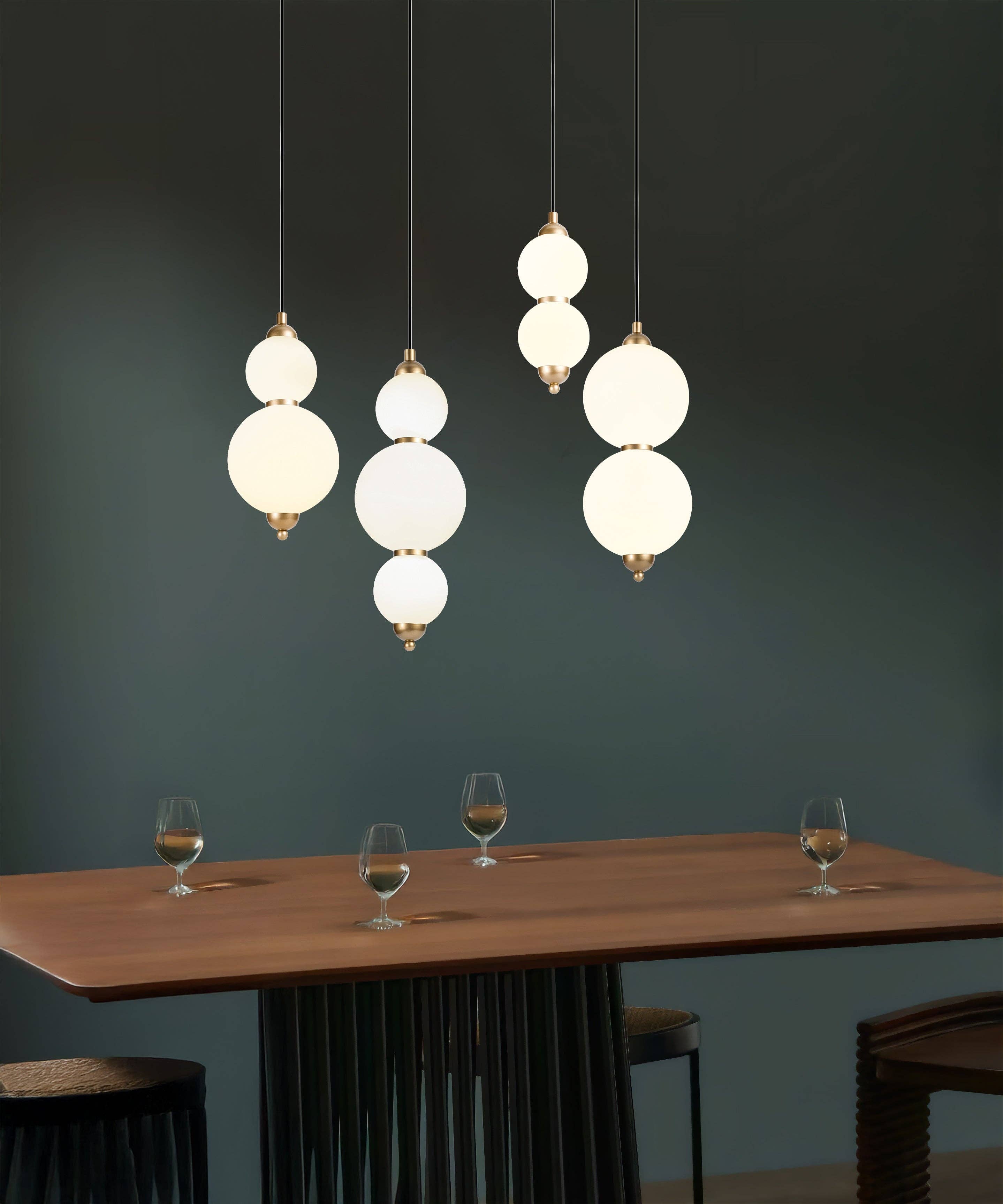 Eclipse Lighting - Wholesale Chandelier/Hanging Light - Modern Multi Light Pendant Globe for Staircase, Enrtyway Chandelier for High Ceiling Foyer, Stairs Chandelier Fixture, Light for Home Decor10