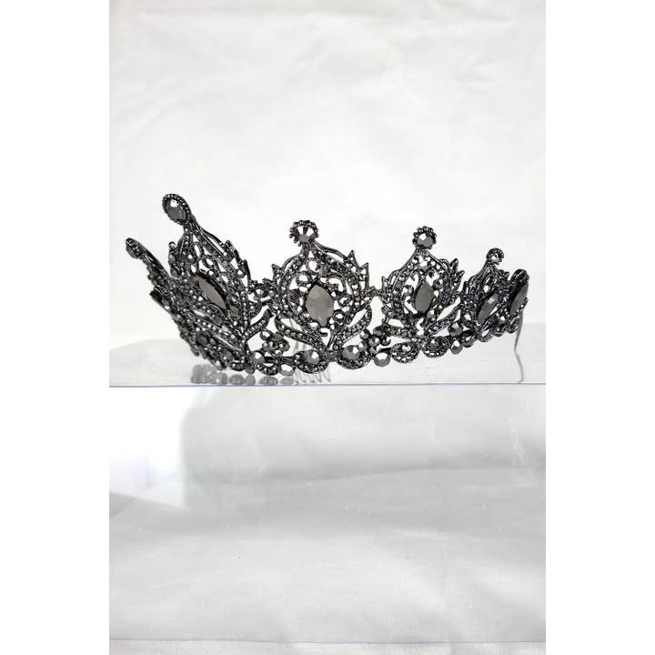 Chicas - Wholesale Tiara - Women's - One Size Fits All Tiara With Jewels HT93329
