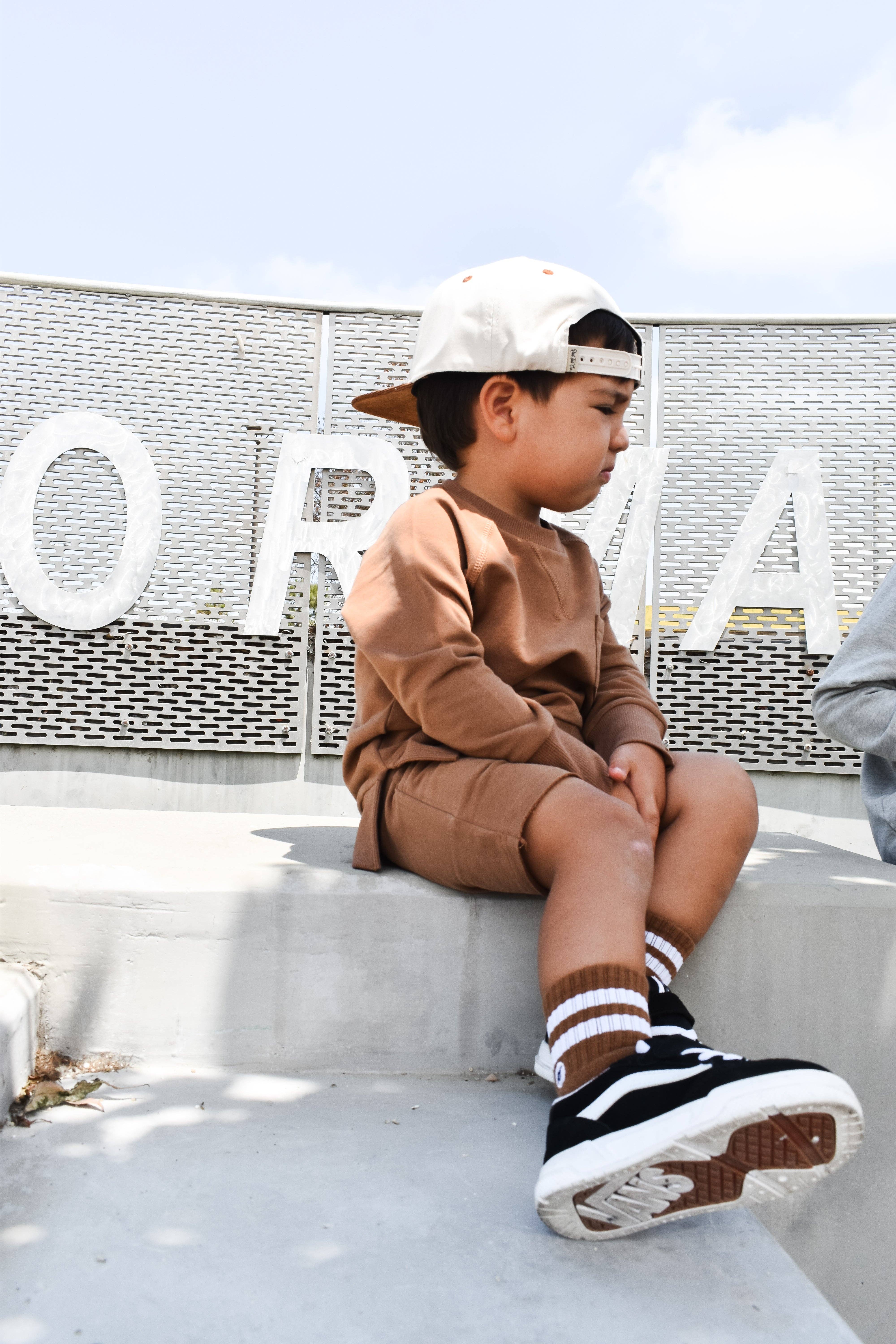 Rad Toddler Co. - Wholesale Shorts - Kids - ORGANIC COTTON SHORTIES - ALMOND4