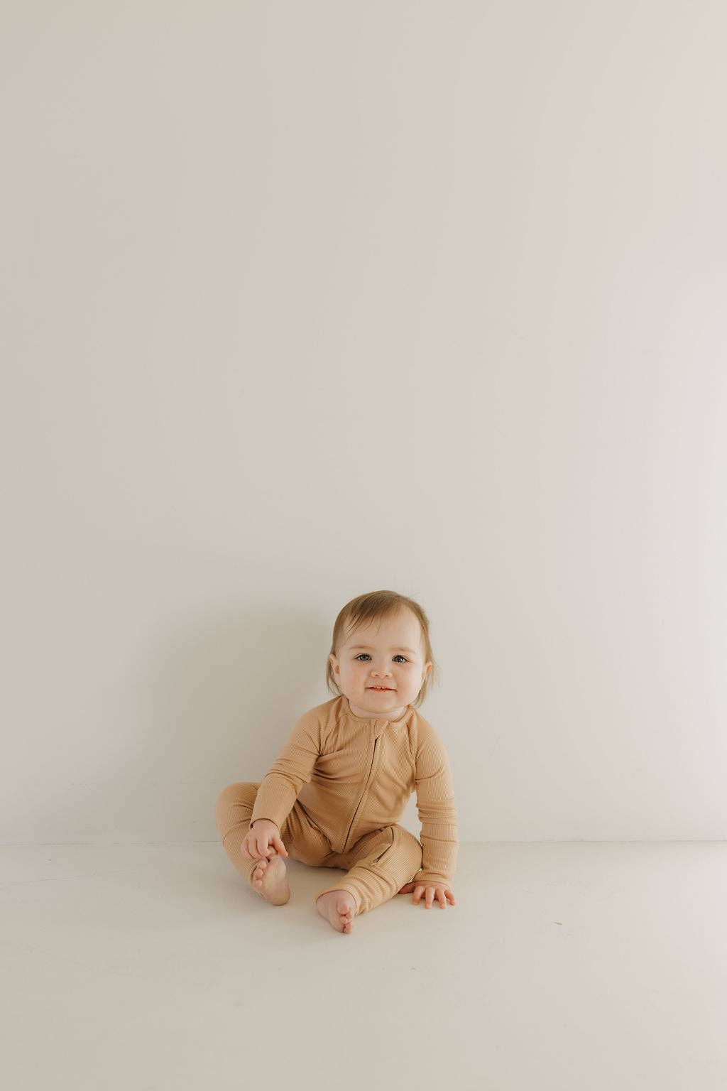 Forever French Baby - Wholesale Sleepsuit - Baby - Bamboo Zip Pajamas | Tawny2