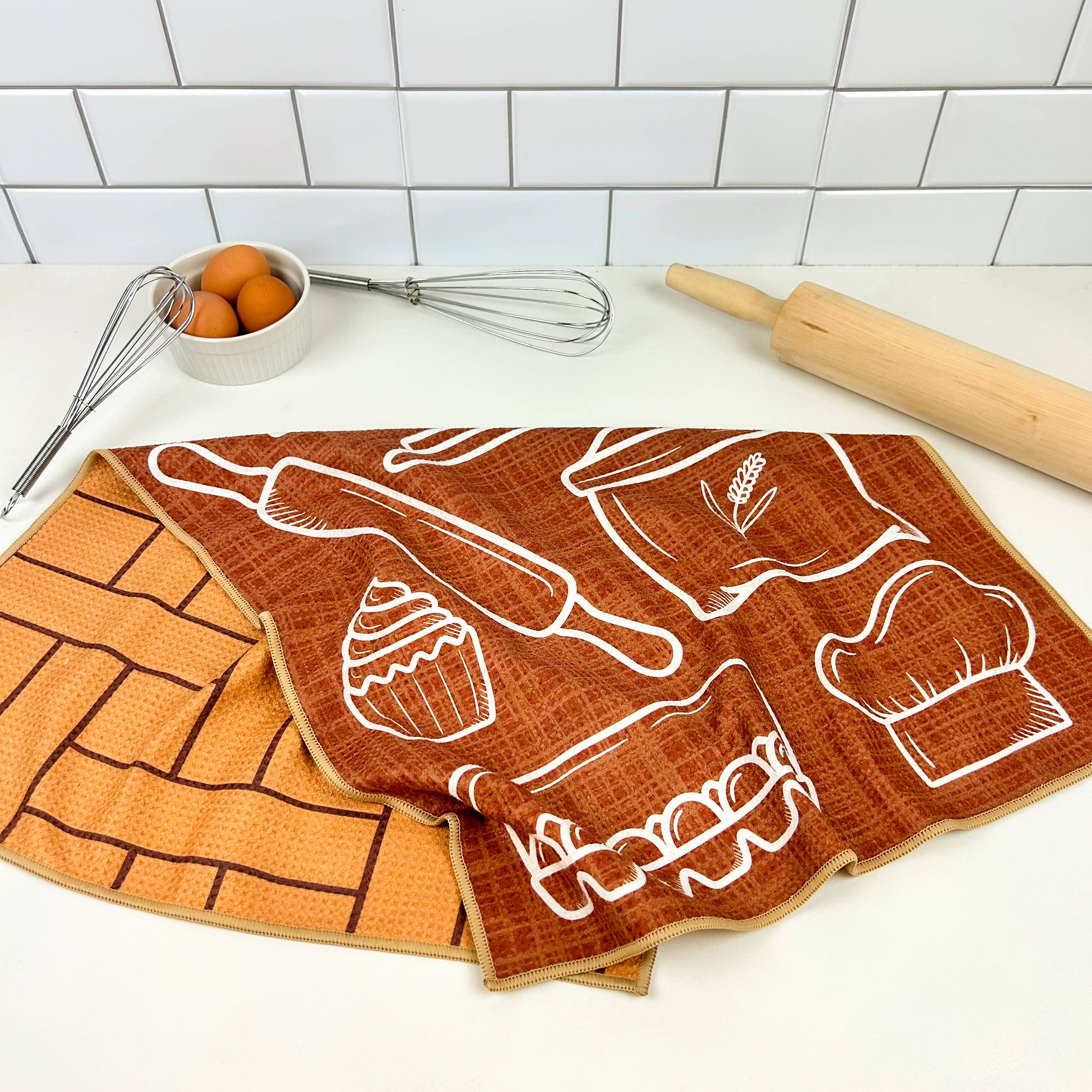 Buzzee – toalha de cozinha por atacado – Fall and Thanksgiving - Toalhas Dual Face12