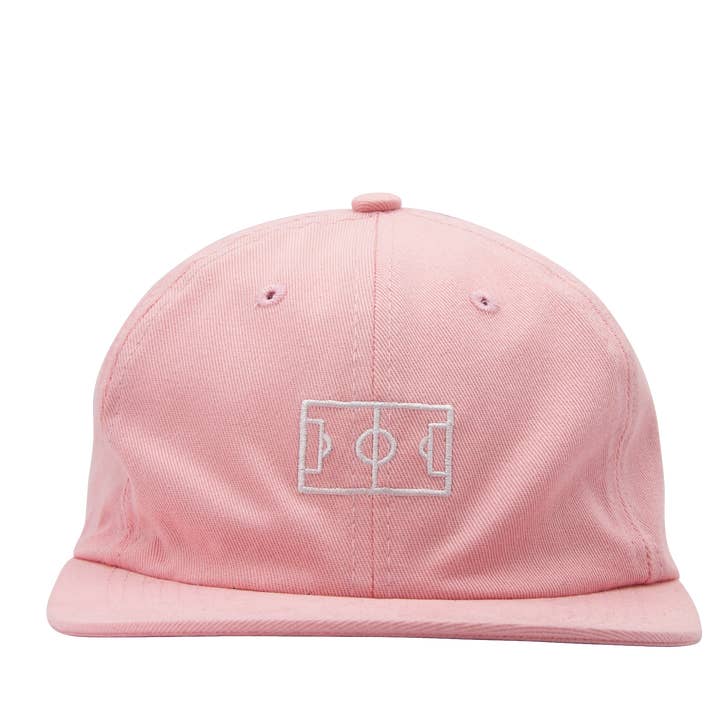 Bonnet à 6 panneaux en coton Campo - Rose pour la vente par goiaba esporte clube