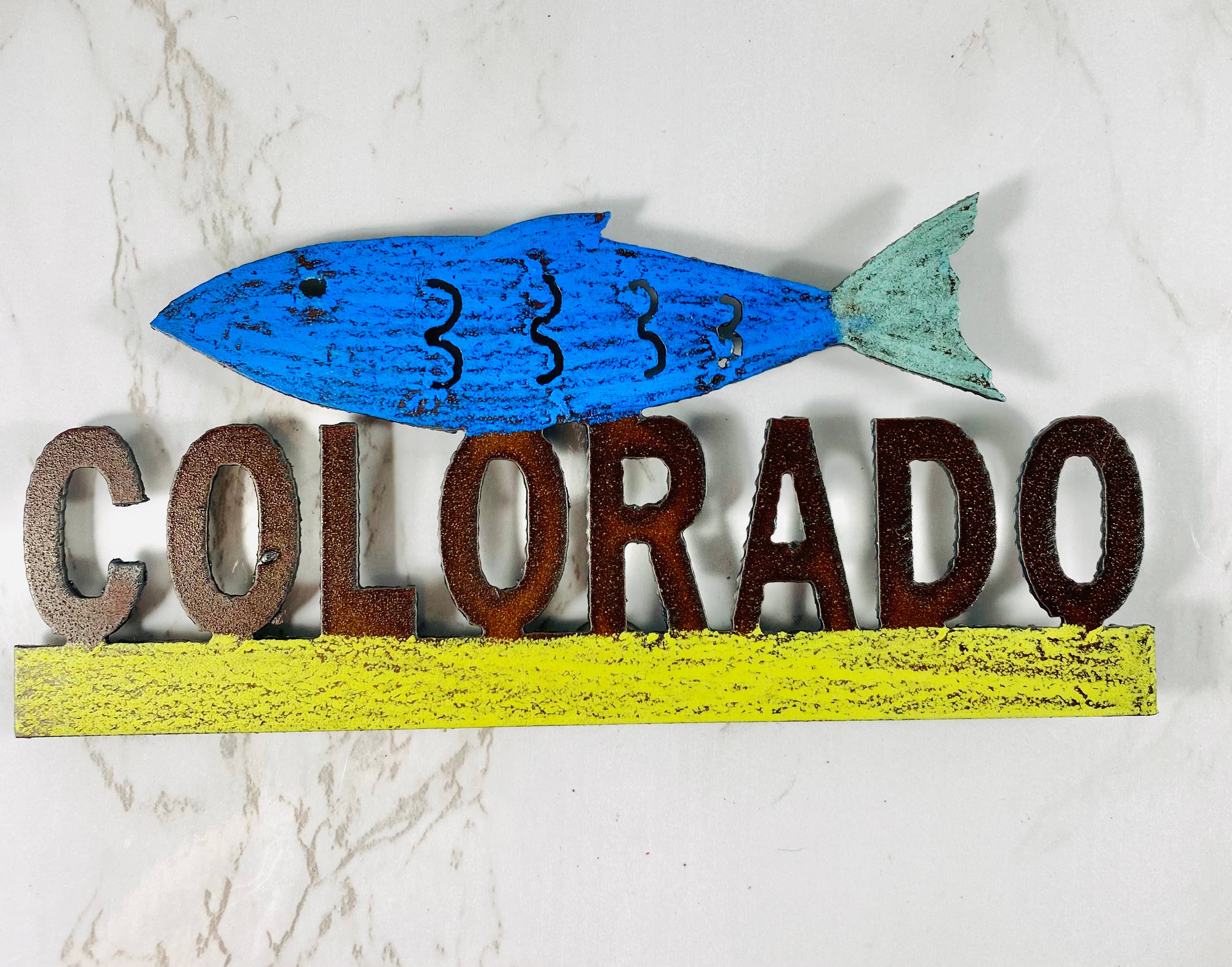 Whimsies - Wholesale Magnet - FISH Magnet customize namedrop lake cabin lodge vacation USA1