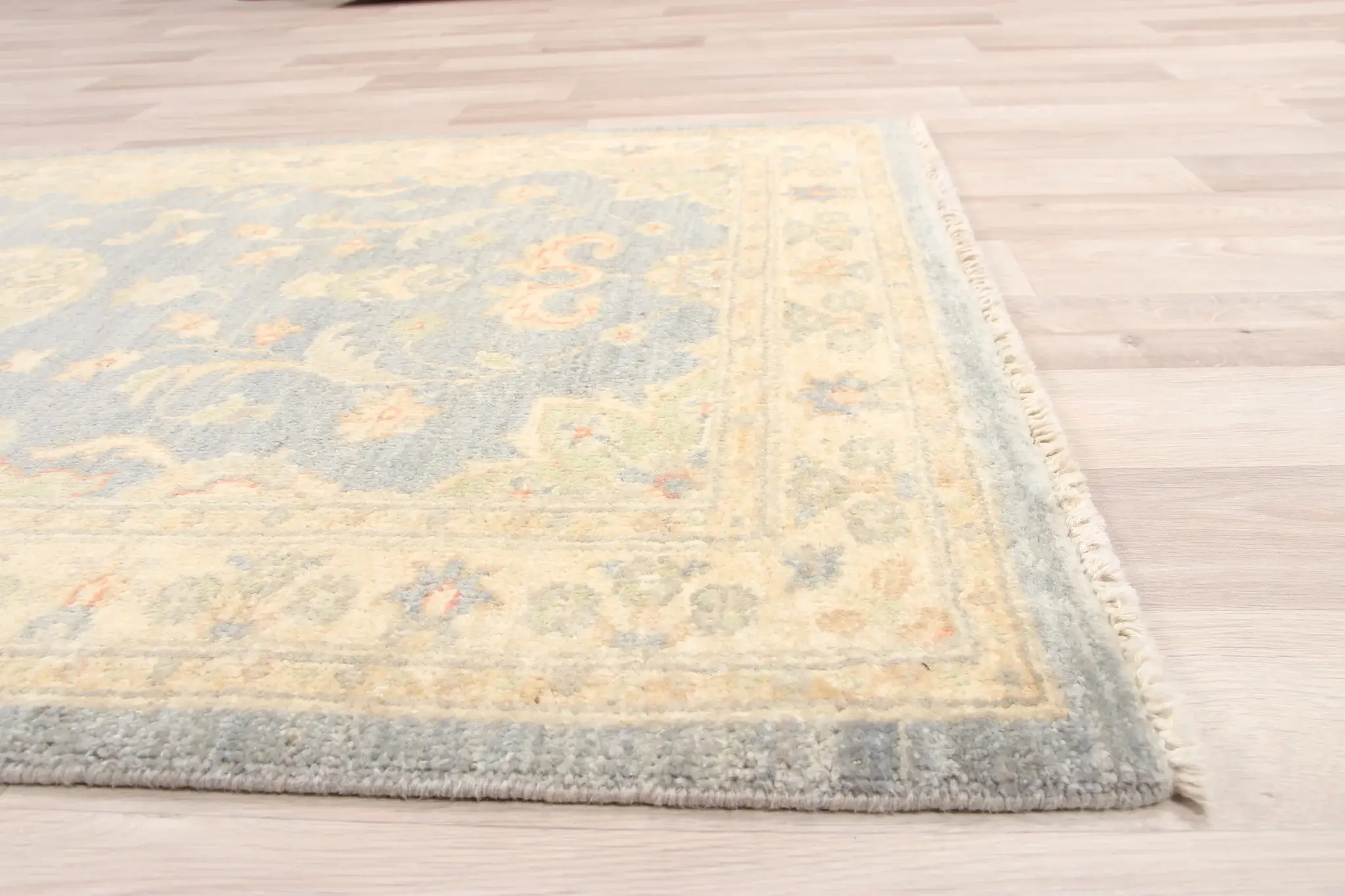 Zargarrugs - Wholesale Rug Pad - 243x82cm Hand-knotted Ziegler Rug Wool Runner Rug6