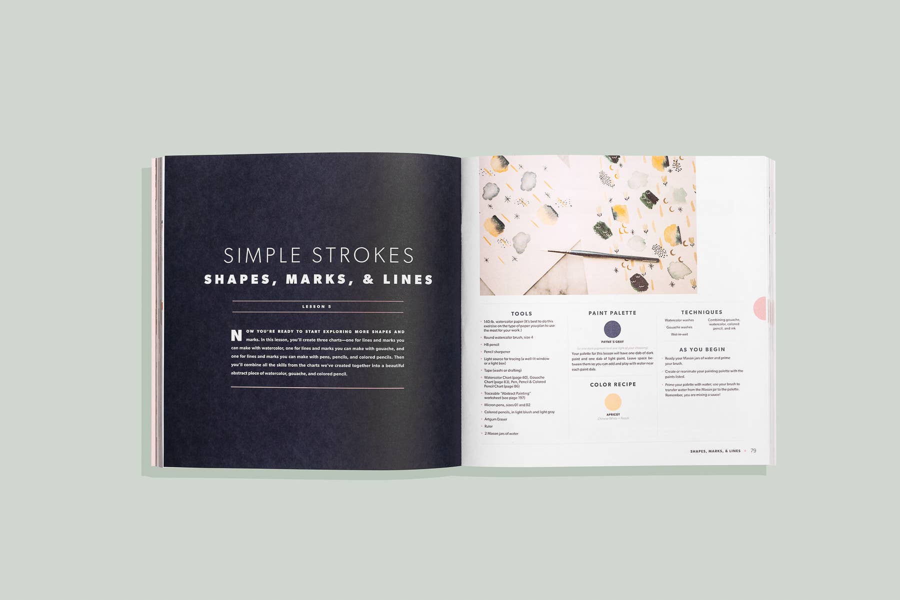 Paige Tate & Co. – wholesale Konst- och underhållningsbok – En guide till akvarellmålning: Moderna akvarellbotanik2