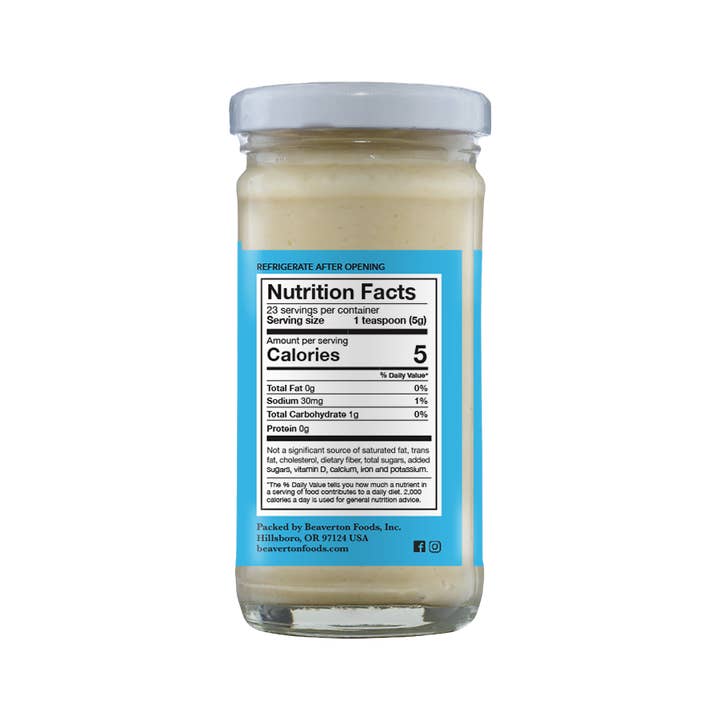 Beaverton Foods - Wholesale Sauce - Beaver Brand Kosher Hot Horseradish 12/4oz