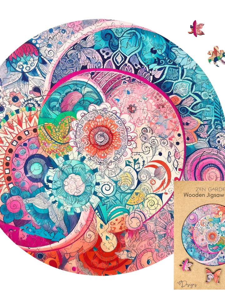 Rompecabezas de madera Zen Garden para adultos, 280 piezas para venta al por mayor de LMo Designs