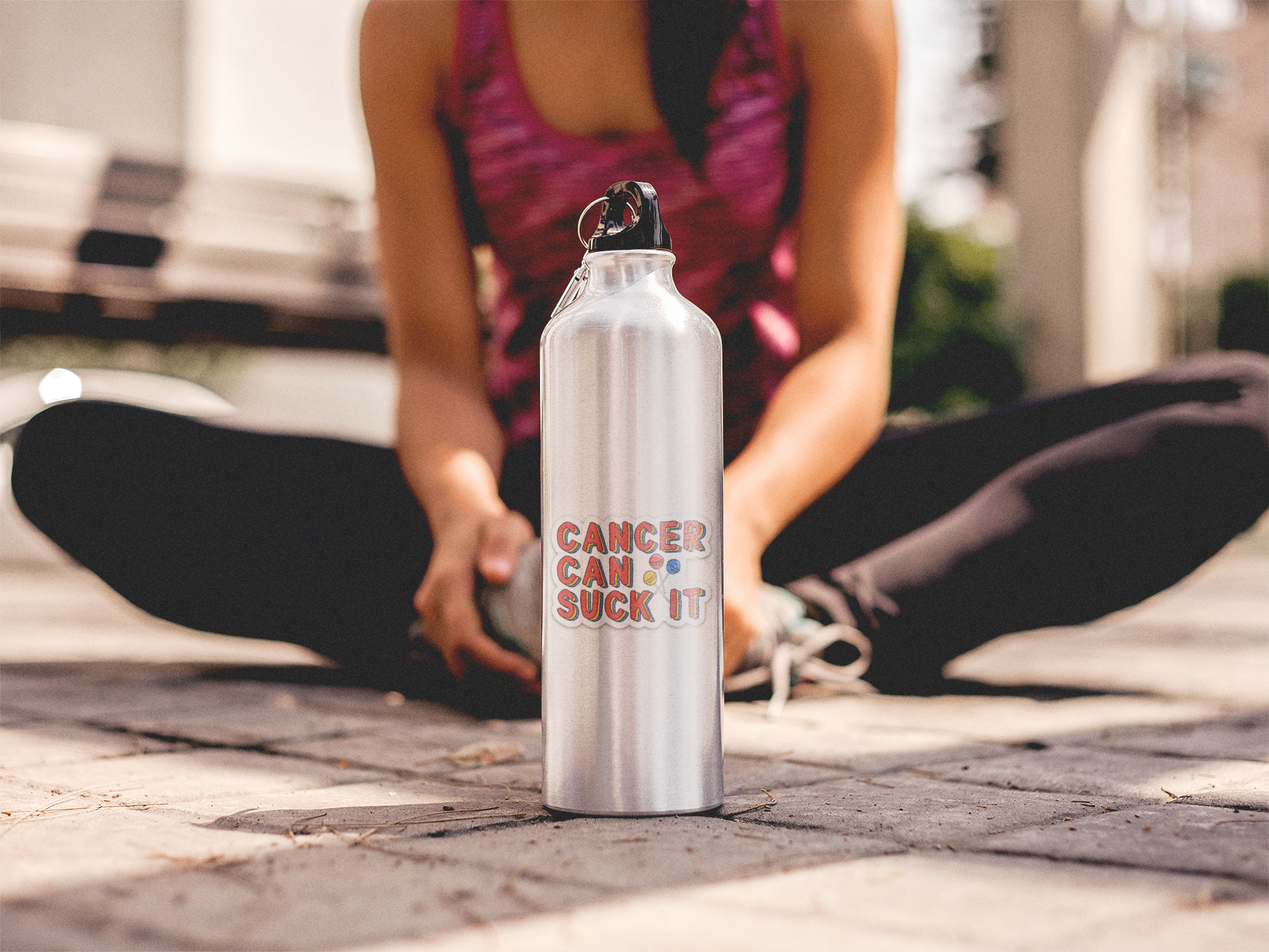 Five Dot Post - Wholesale Sticker - Cancer Can Suck It Vinyl Sticker Get Well Cancer Support3