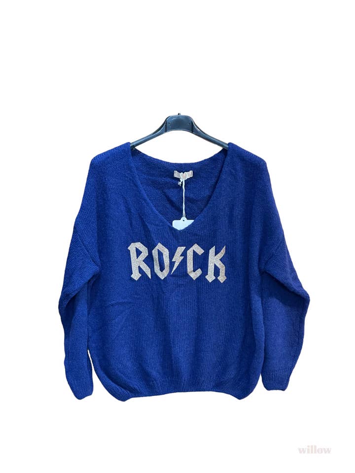Maglione #20127 Rock Lightning per la vendita all'ingrosso da parte di Moonsun