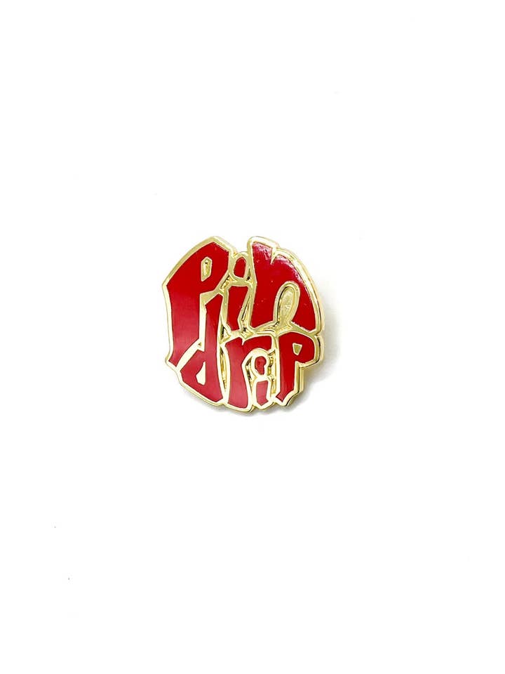 PinDrip Logo Pin for wholesale by Pin Drip NYC