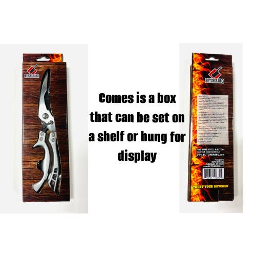 Butcher BBQ Inc - Wholesale Scissors and Shears - Poultry & Kitchen Shears Use for Chicken, Turkey, & Herbs4