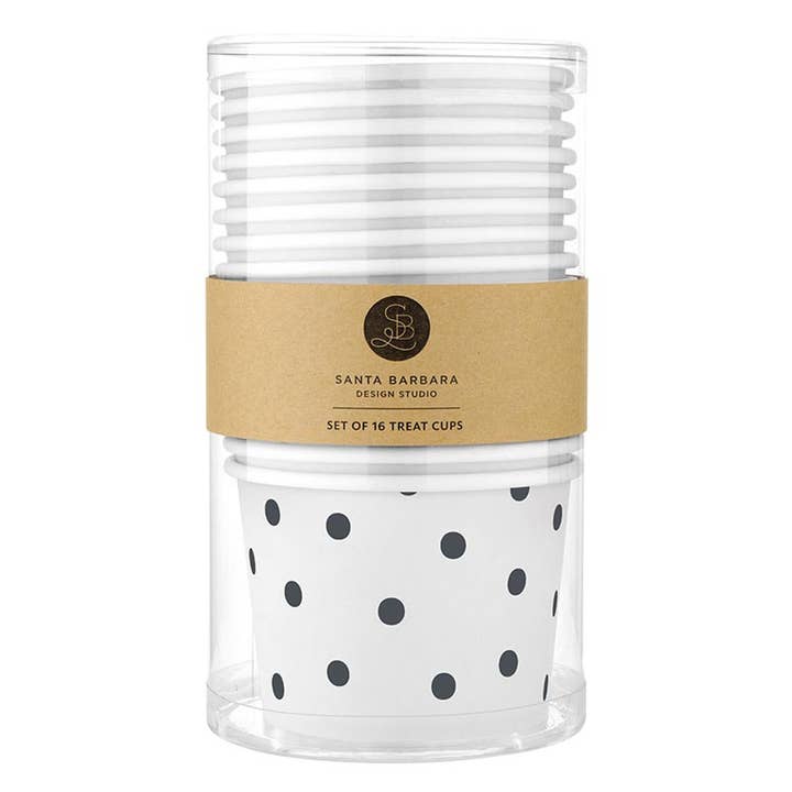 Santa Barbara Design Studio by Creative Brands - Wholesale Disposable Cup - Paper Ice Cream Cups - Dots - Set of 161