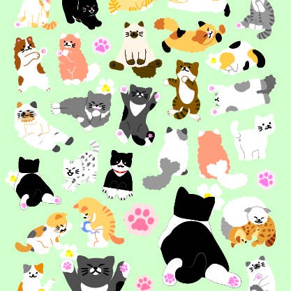 BCmini - Wholesale Sticker - 50473 Kawaii Cat Sticker-12