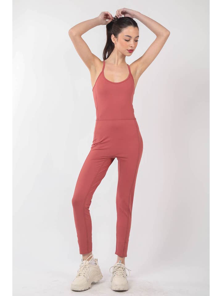 VERY J - Venta al por mayor Peto - Mujer - Mono elástico sin mangas ajustado NP70320, ropa deportiva6