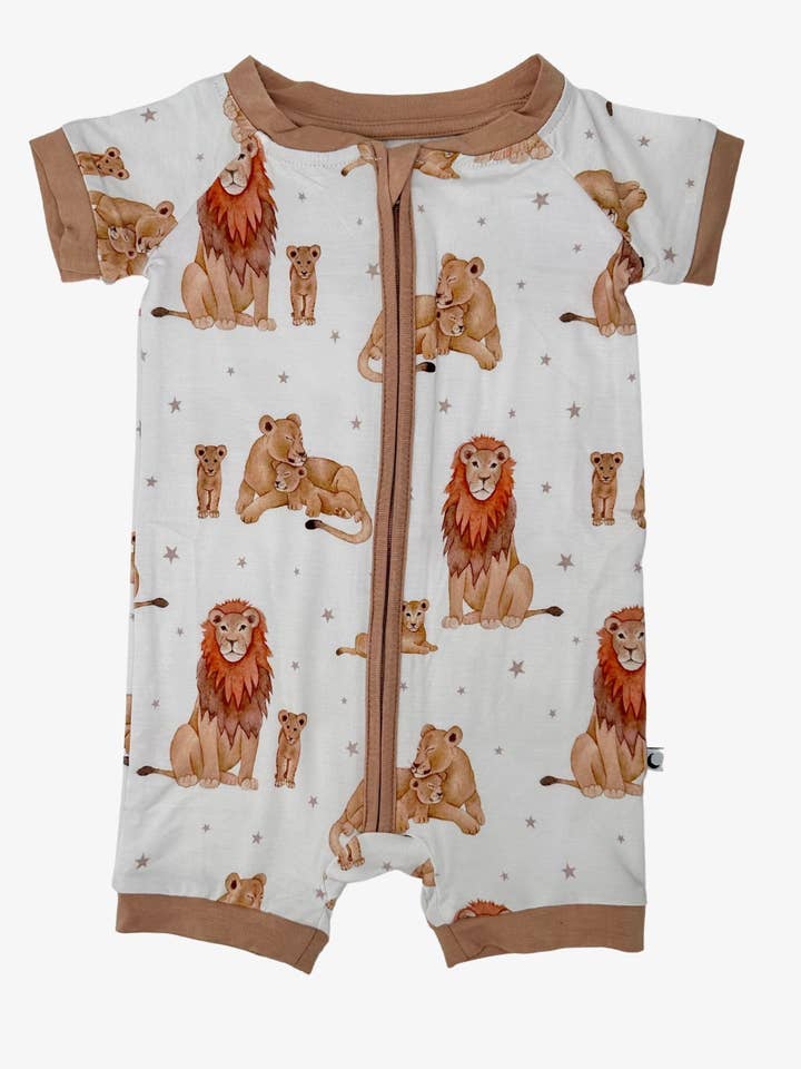Jensens Jammies - Wholesale Sleepsuit - Baby - Just Lion Around shorties5