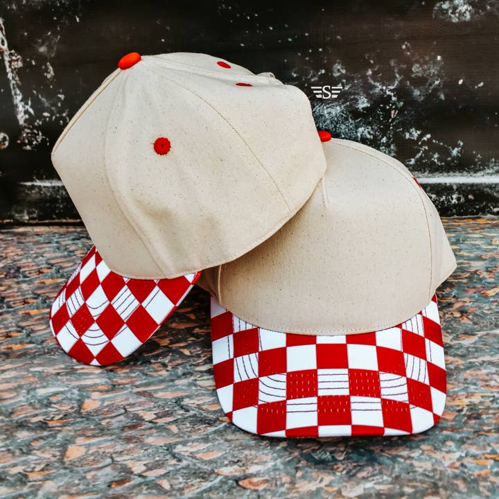 Flying S Company – Großhandel Basecap – Unisex – Canvas-Front Checkered Bill Magna Pony™ Kappe8