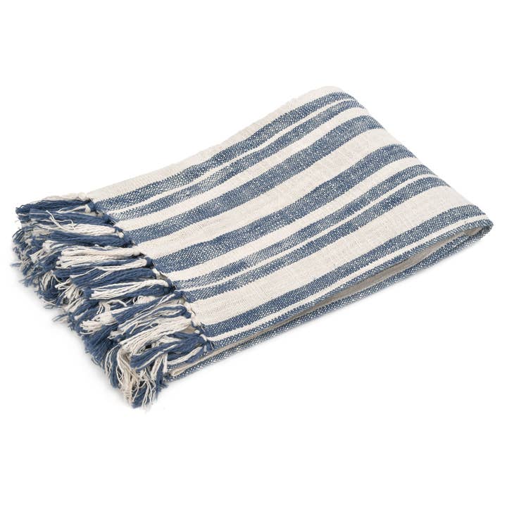 Cabana Throw - Navy for wholesale by Merben International Inc.