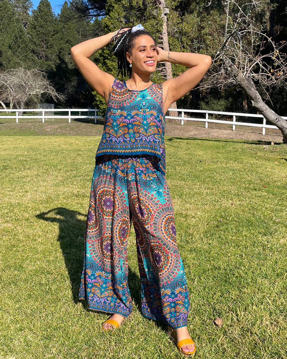 Zig Zag Asian Collection - Wholesale Pants - Women's - Shiva Mandala Pants5