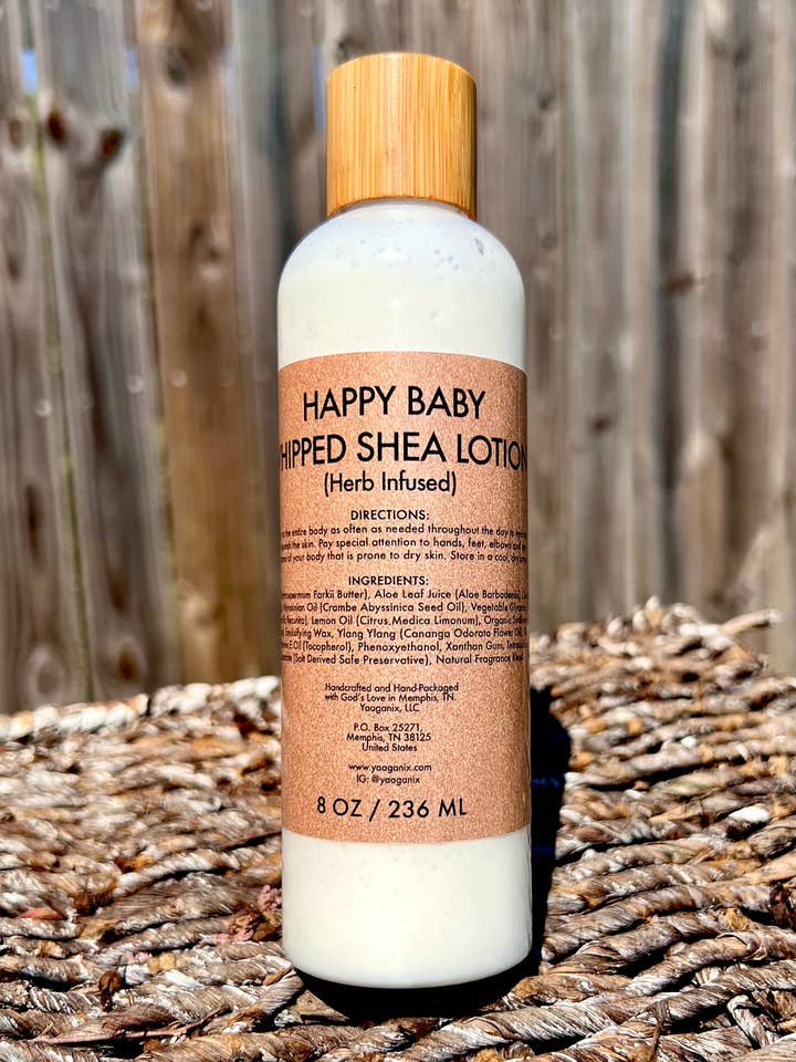 Een Happy Baby Whipped Shea Lotion voor wholesale door Yaaganix Naturals