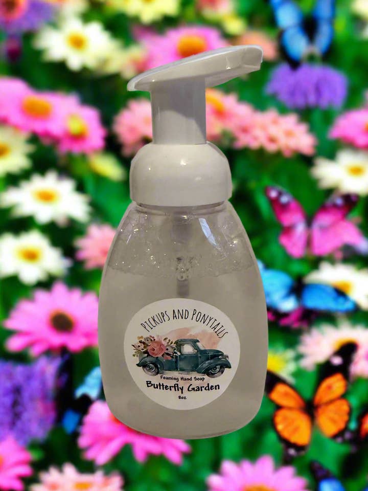 Butterfly Garden Foaming Hand Soap for wholesale by Pickups And Ponytails