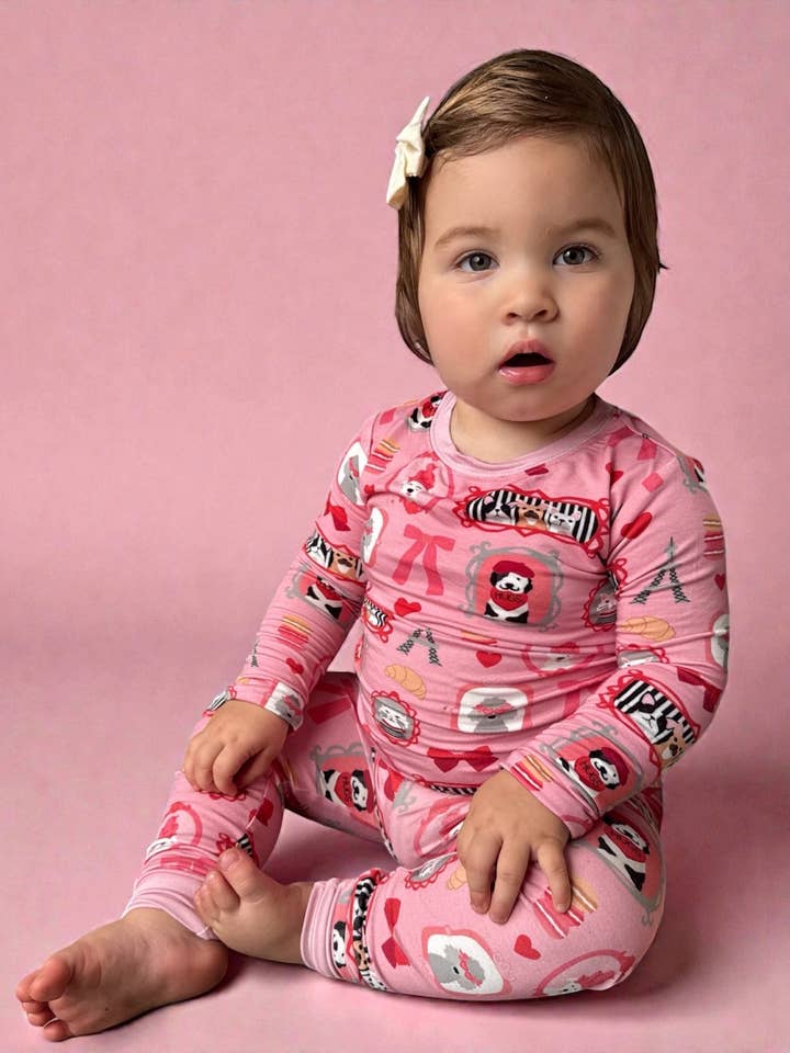 Bonjour, Paris (Long Sleeve PJ) for wholesale by DreamLet