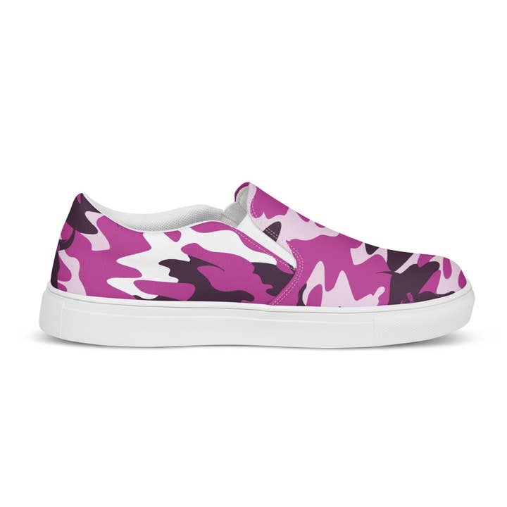 Stitch & Simon - Wholesale Slip-on trainers – Women′s - Women's Camo Slip-On Canvas Shoes | Stylish Footwear Fashion Camo Shoes3