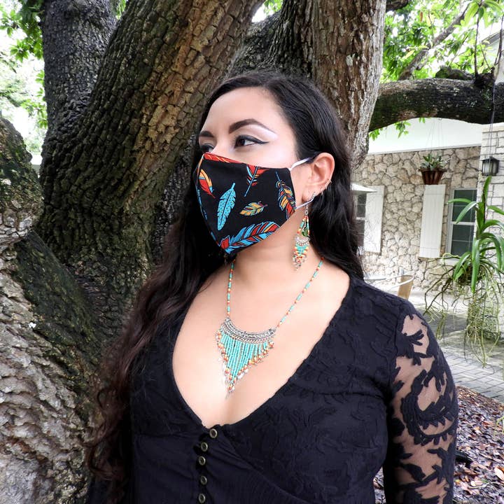 Pichincha - Wholesale Jewelry Set - "Canutillo" Beaded Metal Dangle Chain Necklace Set6