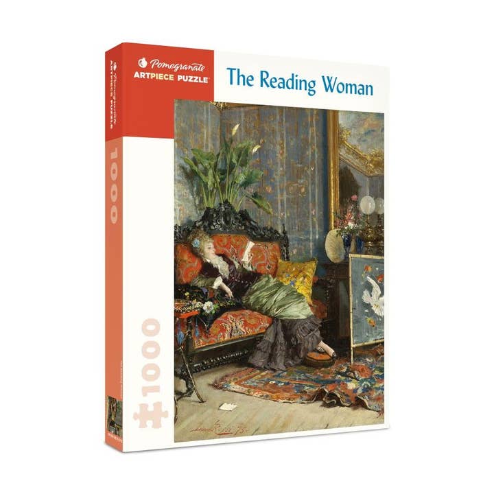 1000-Piece Jigsaw Puzzle-The Reading Woman for wholesale by Vevoke