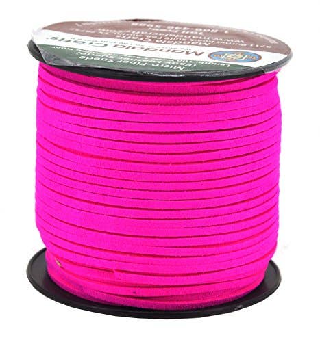 Mandala Crafts – Großhandel Bastelzubehör – Wildleder-Imitatkordel – veganes Leder für Schmuckherstellung und Perlenarbeiten40