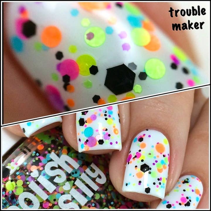 Polish Me Silly - Vente Vernis à ongles - Trouble Maker - Polka Dot Polish1