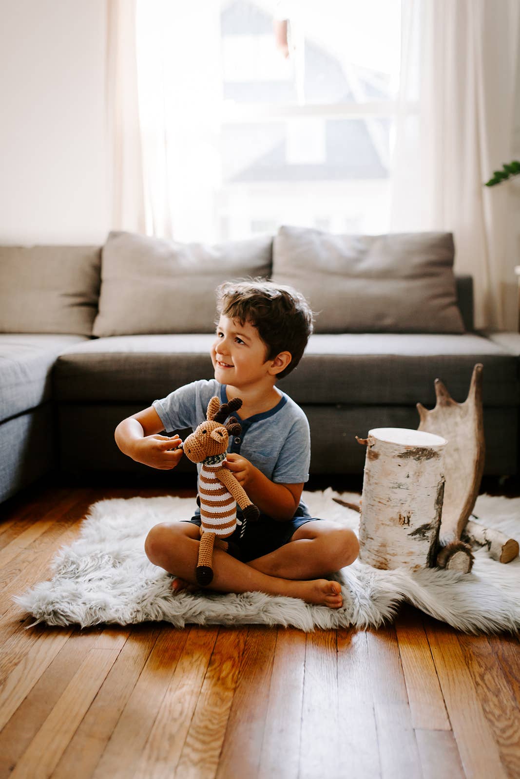 Pebble - Wholesale Stuffed/Plush Toy - Kids & Baby - Plush Moose  - Woodlands Kids Toy2