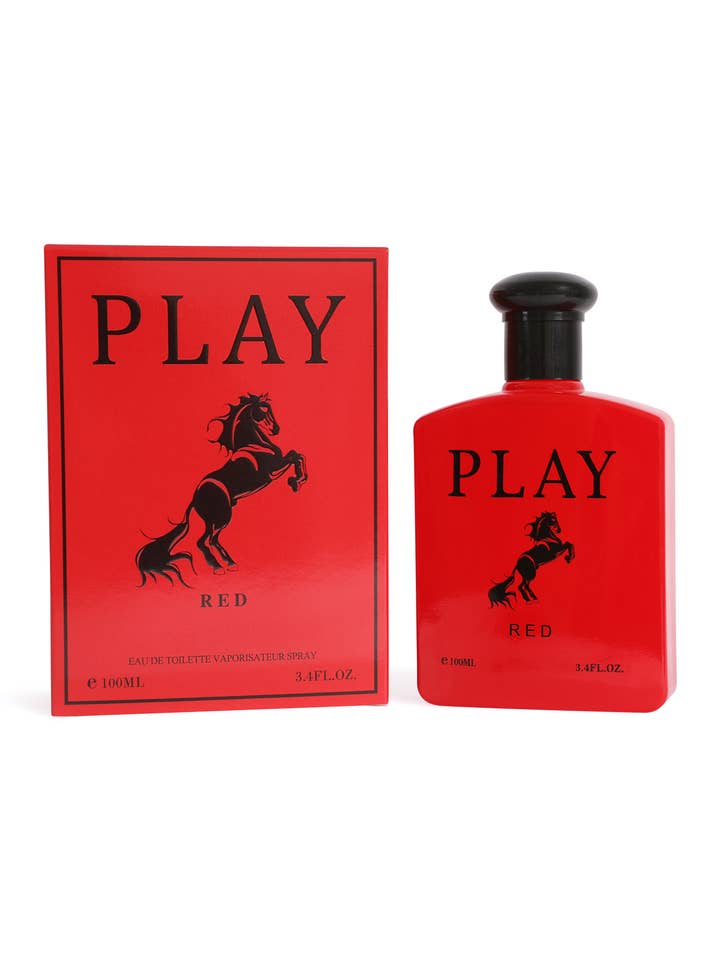 Eau de toilette Play Red Spray Cologne pour homme pour la vente par MYS Wholesale Inc