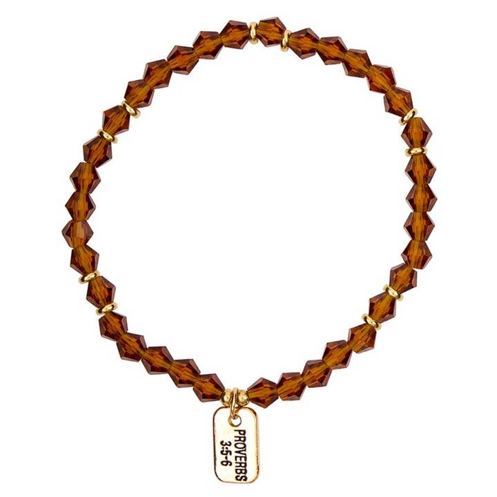 Faithworks by Creative Brands - Wholesale Beaded Bracelet - Glass Bead Tagged Bracelet Filled Display9