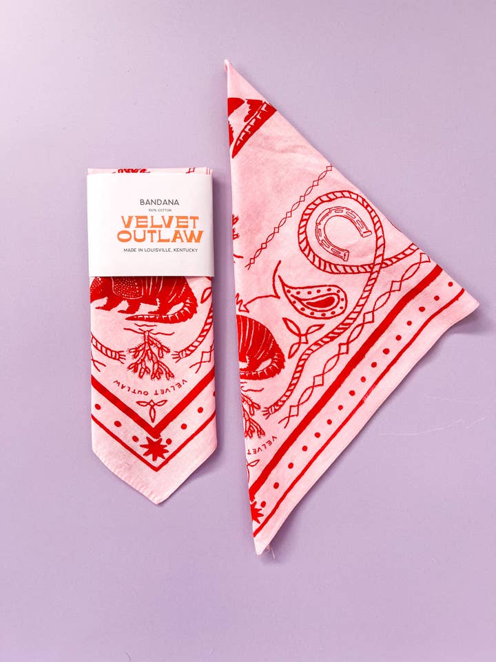 Triangle Armadillo Bandanas - Multiple Colors for wholesale by Velvet Outlaw