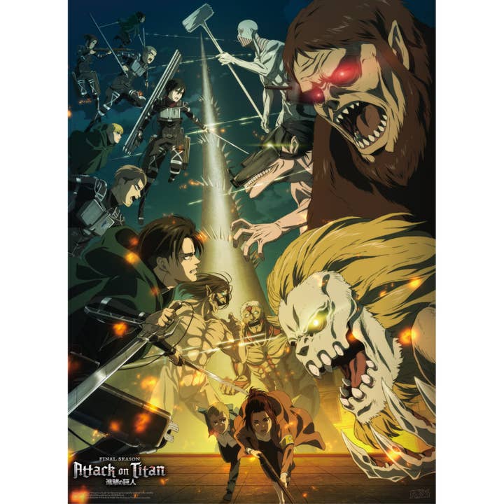 ABYstyle - Wholesale Poster - Attack on Titan Unframed Poster Set The Scouts 15" x 20.5"3