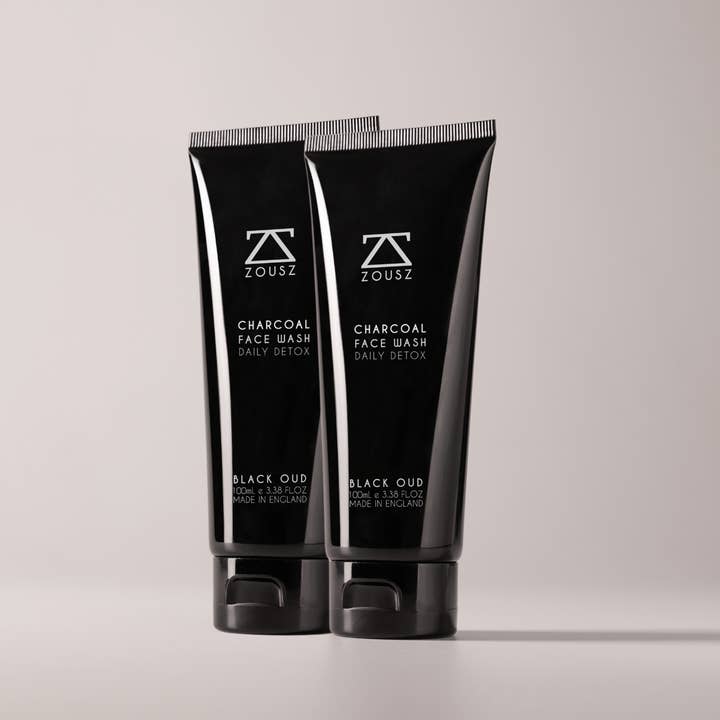 ZOUSZ – Engroshandel Ansigtsrens – Black Oud Charcoal ansigtsvask til mænd 100 ml