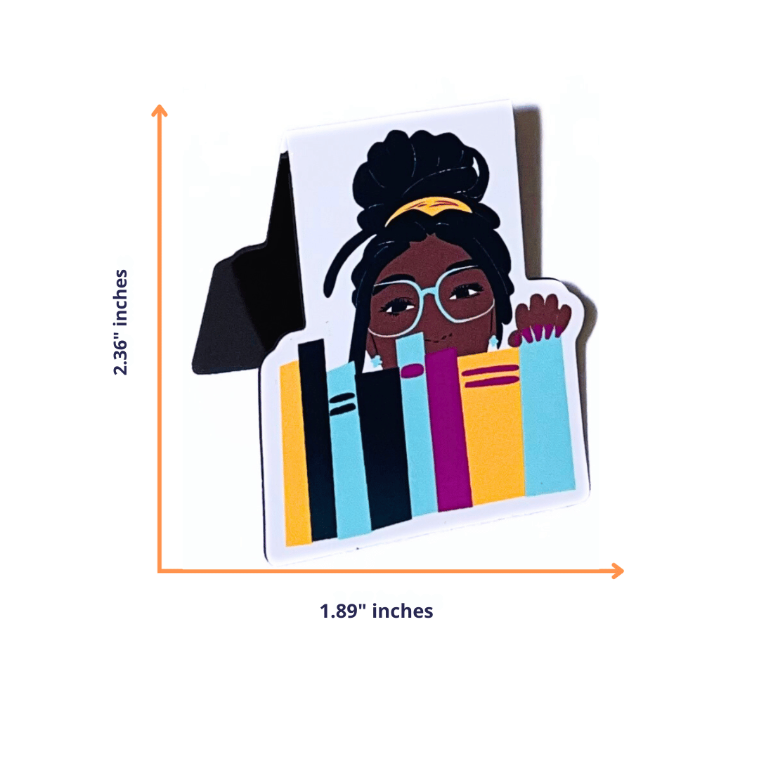 CheerNotes Greeting Cards & Stationery - Wholesale Bookmark - Bookshelf Magnetic Page Marker | Bookmarks |Black Literature6