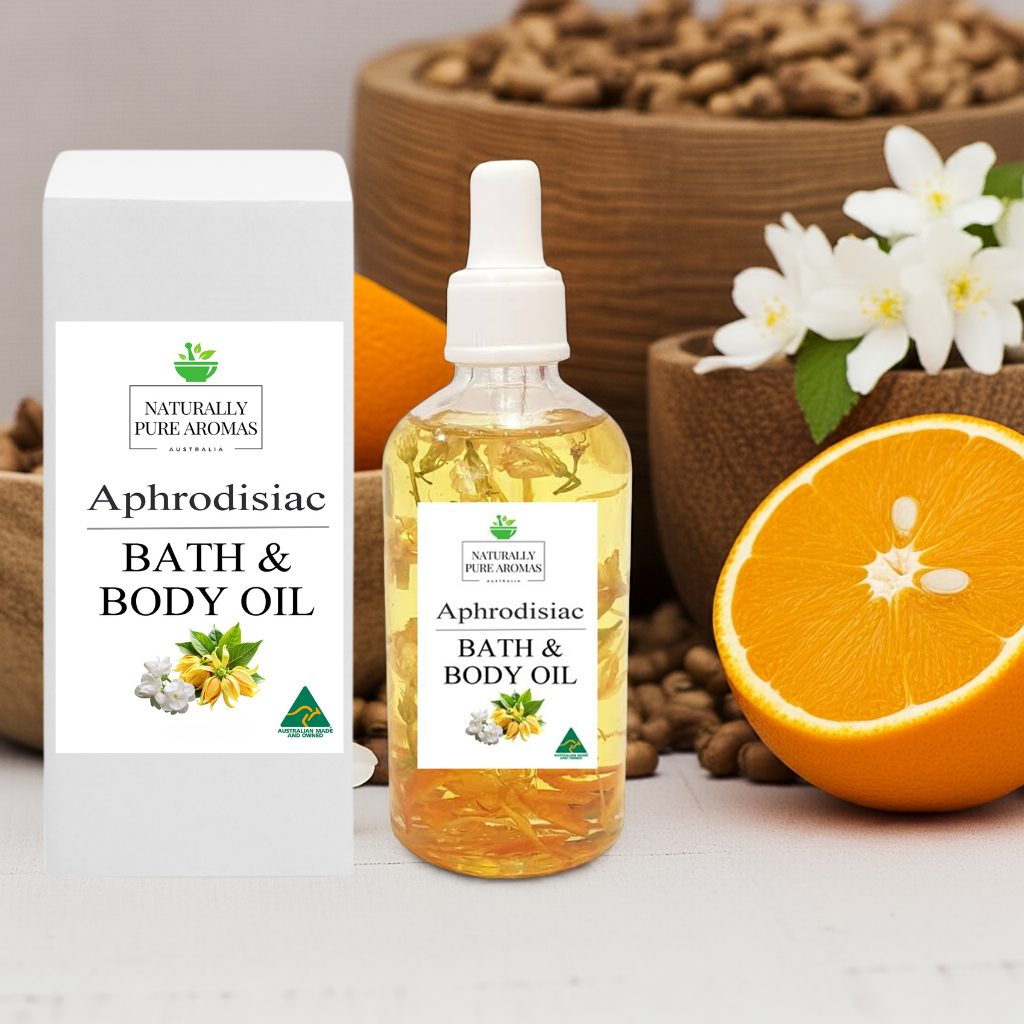 Naturally Pure Aromas - Vente Huile pour le bain/corps - Huile de Bain & Corps Aphrodisiaque 30 ML0