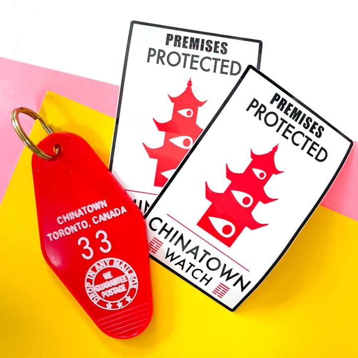 Chinatown Keychain for wholesale by Smitten Kitten