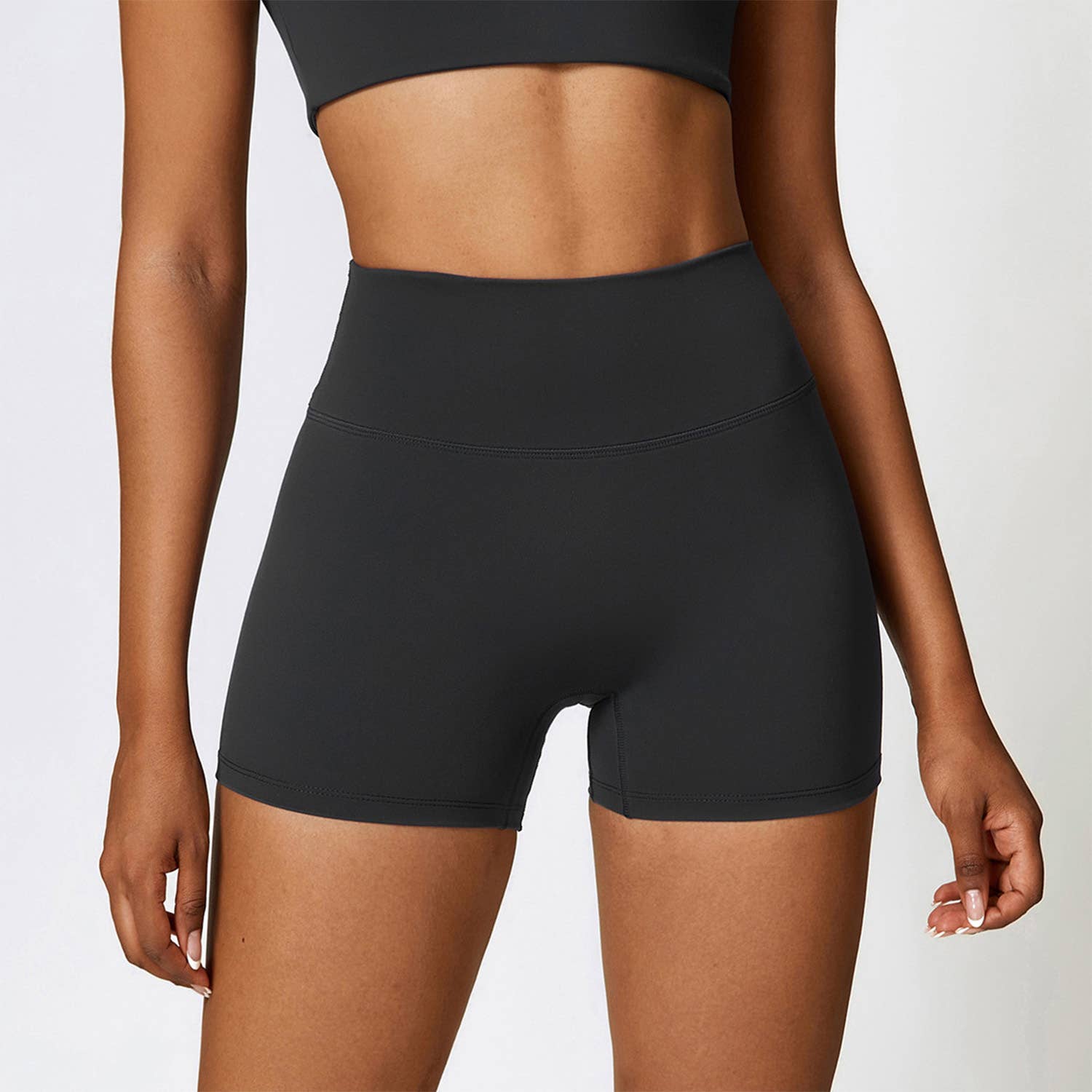 Crave by FW - Wholesale Athletic Shorts - Women's - No Front Seam High Waist Biker Shorts25